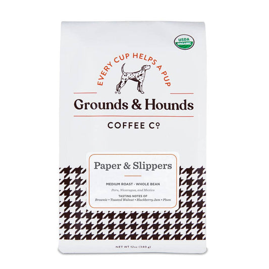 Paper & Slippers™ Medium Roast Blend: Whole Bean