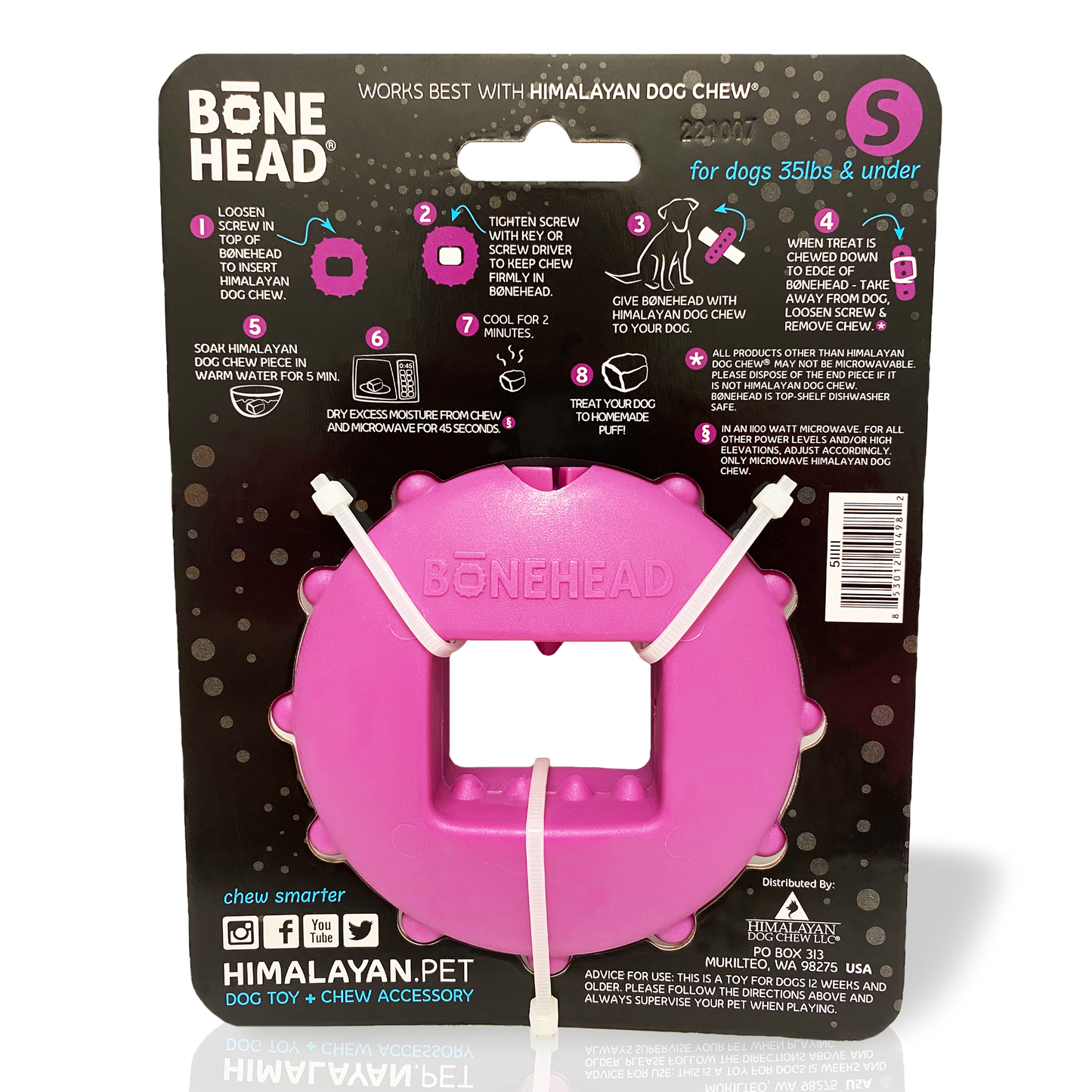 Bonehead Small: Small Yak Chew Holder