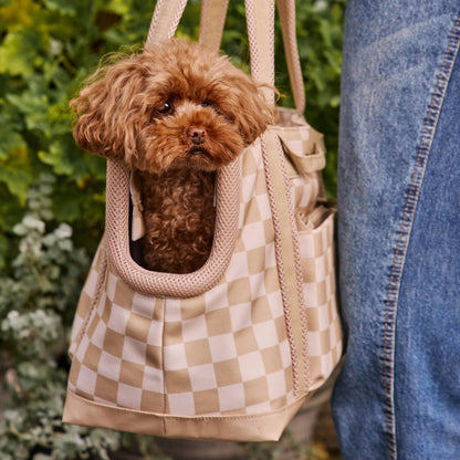 Transit Tote Dog Carrier - Two Sizes Available: Sand / Small