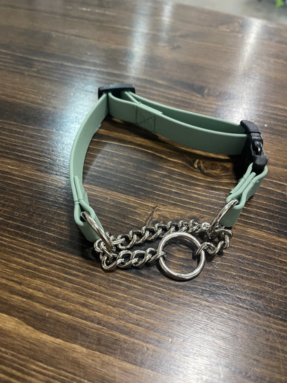Martingale Biothane Dog Collar: Sage Green