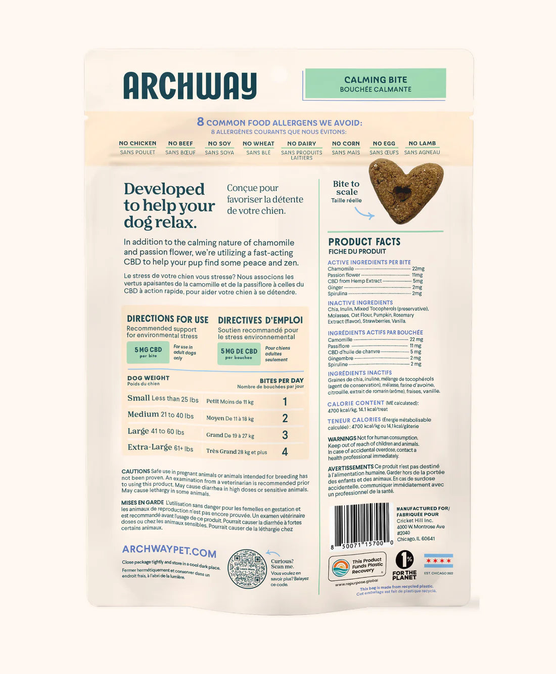 Archway Calm & Relax Dog Treats