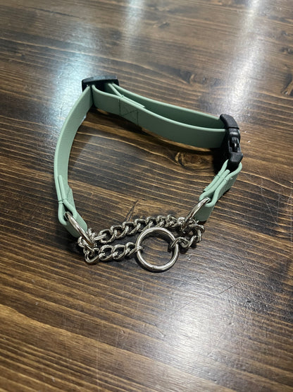 Martingale Biothane Dog Collar: Sage Green