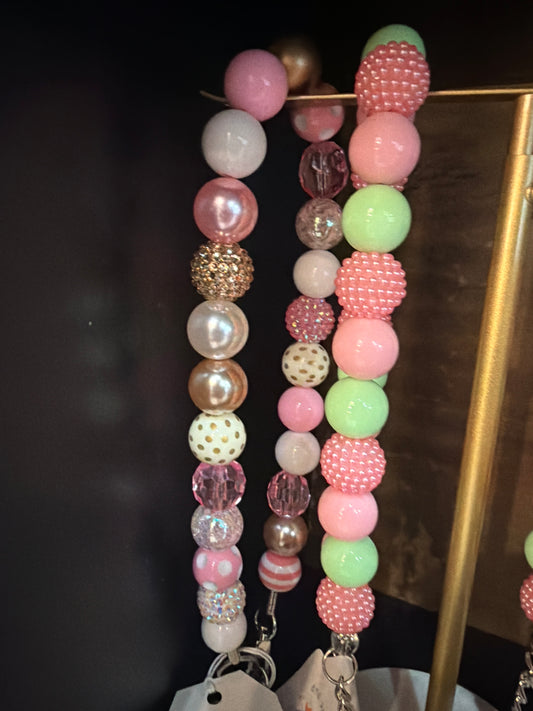 BABY PINK DOG NECKLACE