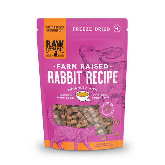 Raw Dynamic Freeze Dried Cat Food: Rabbit
