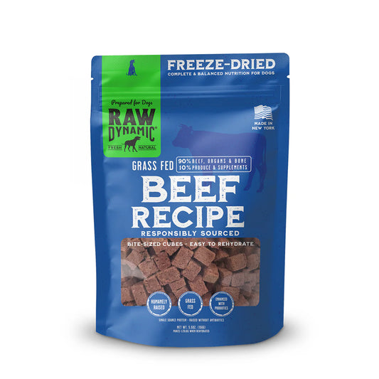 Raw Dynamic FD Dog Food- Beef 14oz