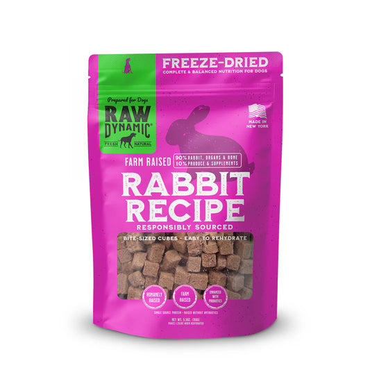 Raw Dynamic FD Dog Food- Rabbit 14oz