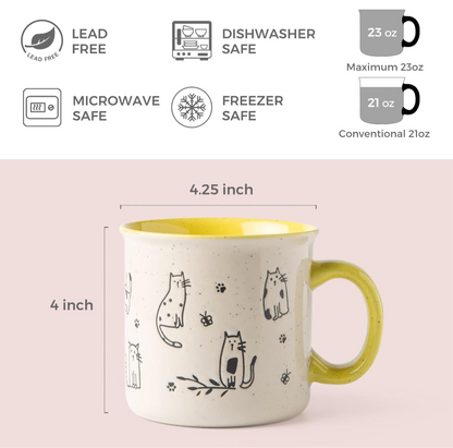 Cat coffee mug