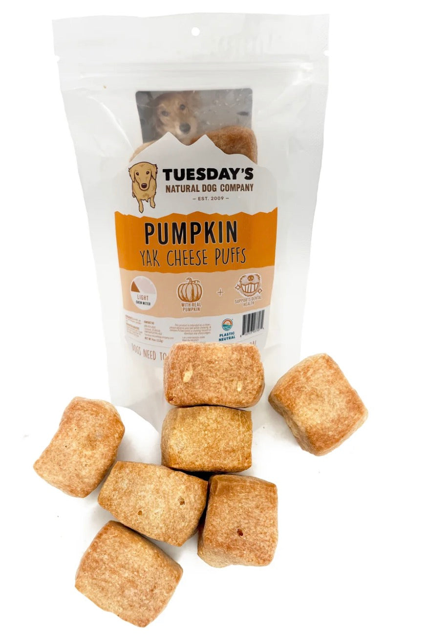 Tuesday's Pumpkin Yak Cheese Puffs - 4 oz