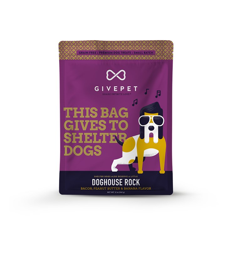 Give Pet Dog Treats: Dog House Rock