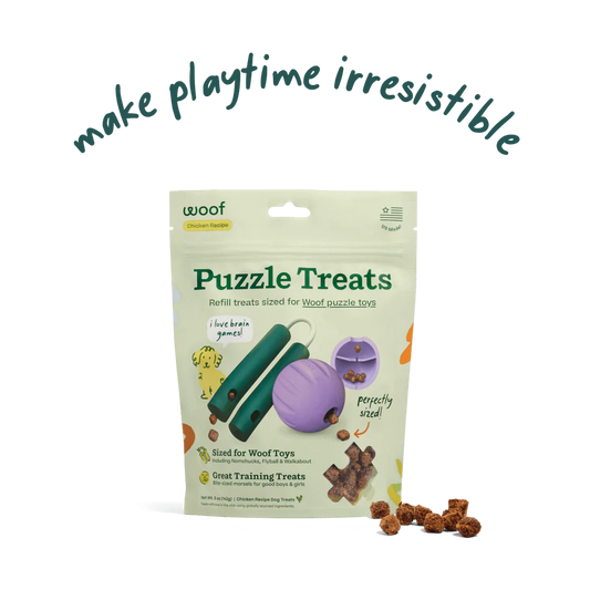 Woof forager puzzle treats