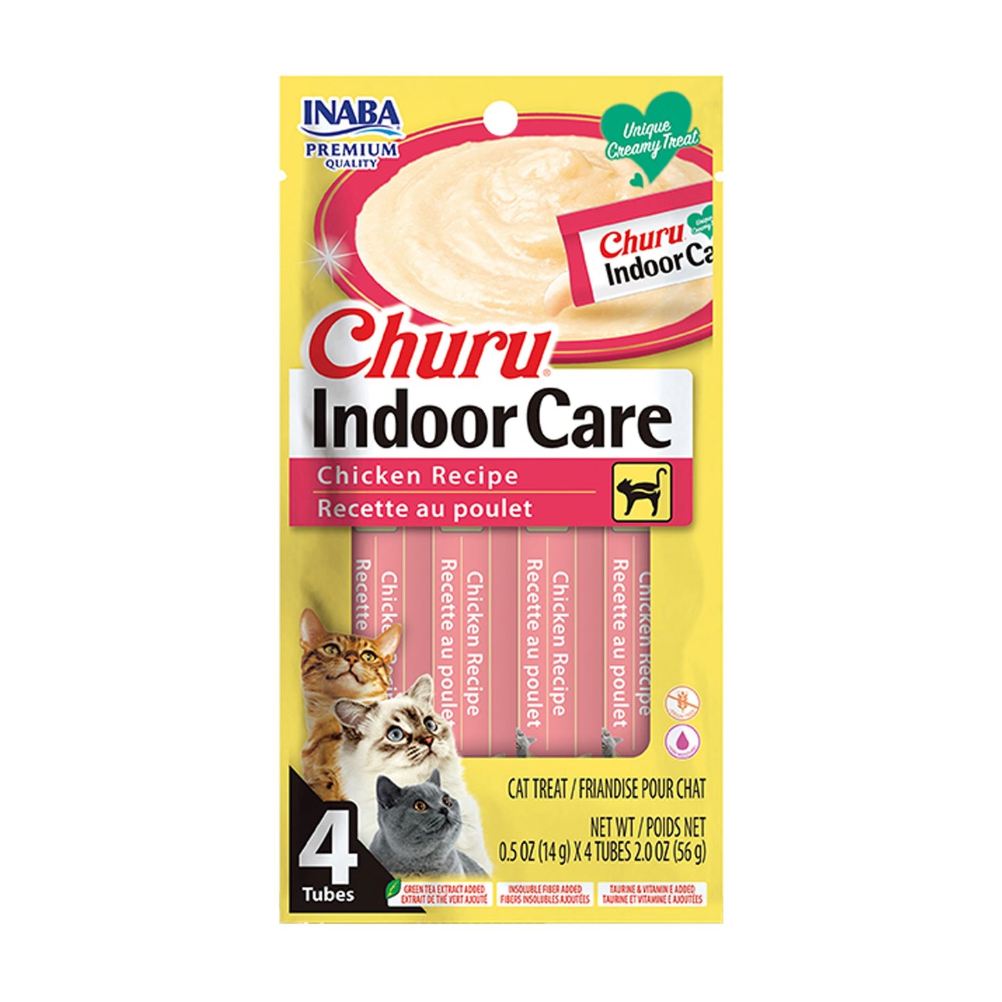 Churu Indoor Care Chicken 4 pack Cat lickable