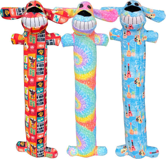 Multipet Margaritaville® Loofa Dog® Plush Dog Toy Assorted 12"