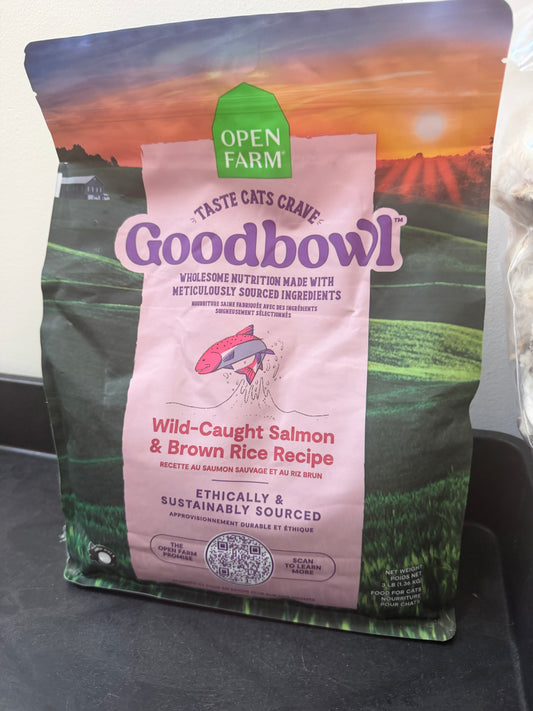 Open Farm Cat Goodbowl- Salmon & Brown Rice