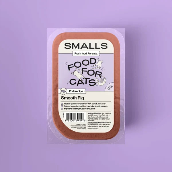 Smalls Frozen Cat Food - Fresh Smooth Pig (Pork)