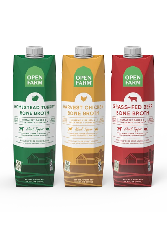 Open Farm Bone Broth For Dogs & Cats 32oz