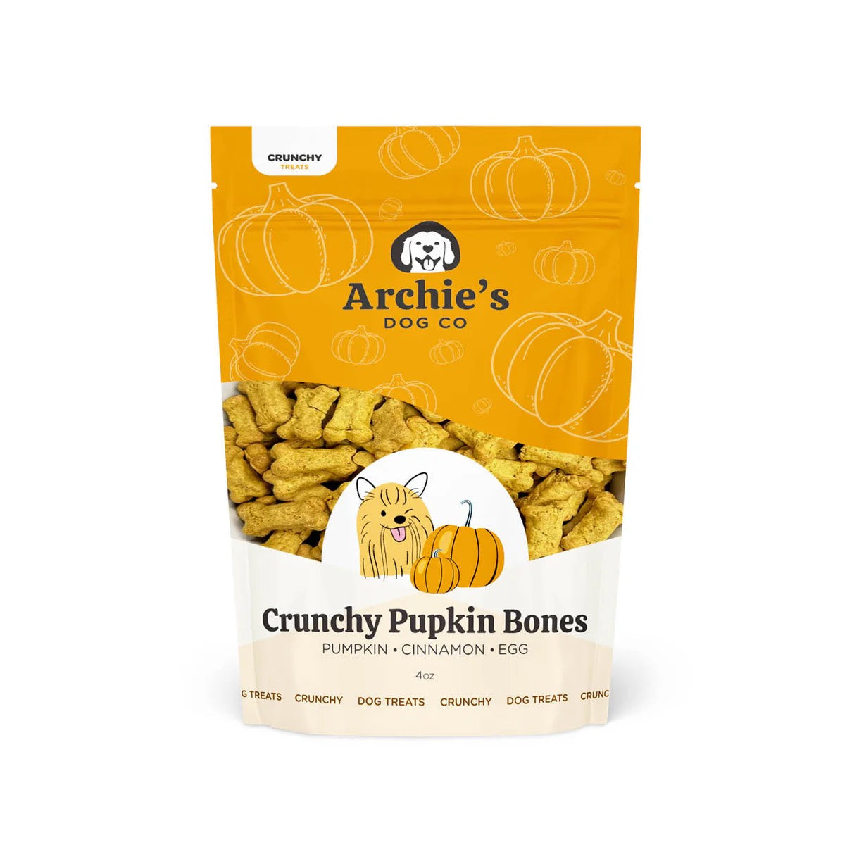 Archie's Pumpkin Bone Dog Treats