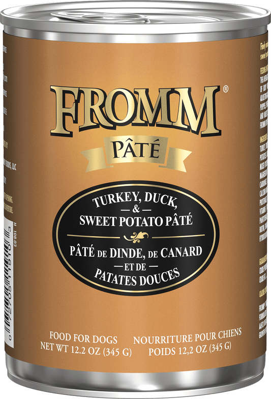 Fromm Canned Food Pâté Turkey, Duck, & Sweet Potato