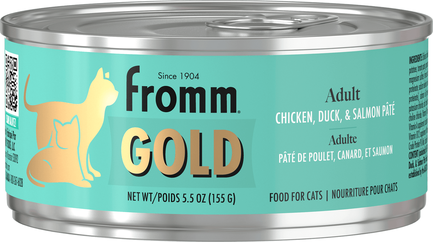 Fromm Gold Chicken, Duck, & Salmon Pâté Wet Cat Food