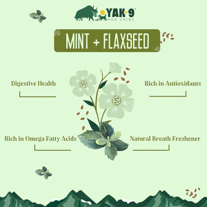Yak 9 Flaxseed & Mint Yak Chews