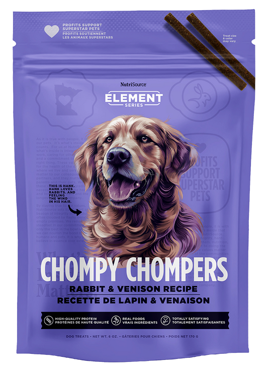 Chompy Chompers Rabbit & Venison Dog Treat