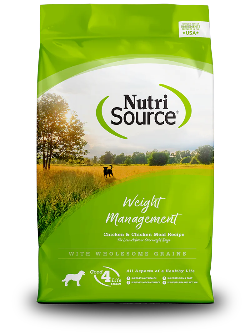 Nutrisource Weight Management Dog Dry Food 26lb