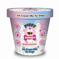 Puppy Cake Scoops: Birthday Cake