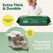 Earth Rated Grooming Wipes: White Tea & Basil