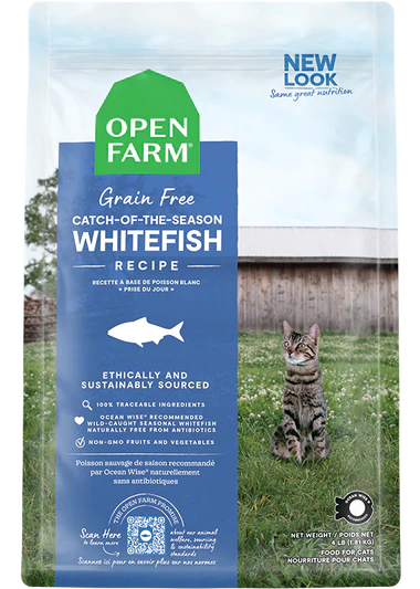 Open Farm Cat Grain Free Dry Food: Whitefish