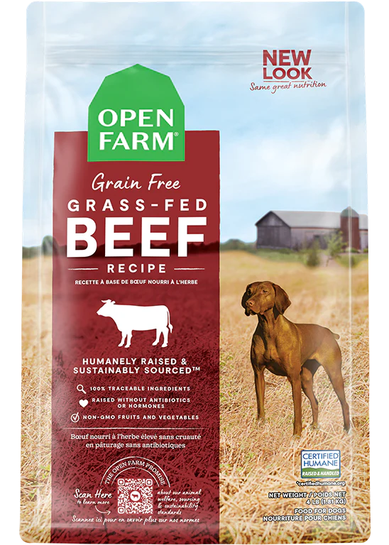 Open Farm Dry Grain Free Dog Food: Beef