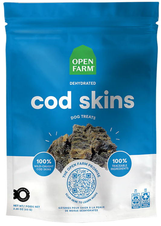 Open Farm Cod Skins Dog Treat