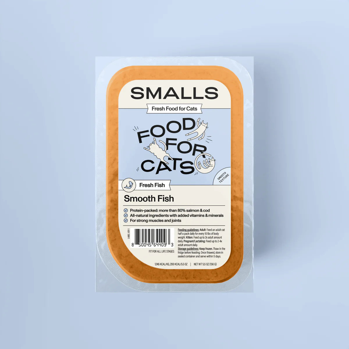 Smalls Cat Raw Food Smooth Fish: 5 oz