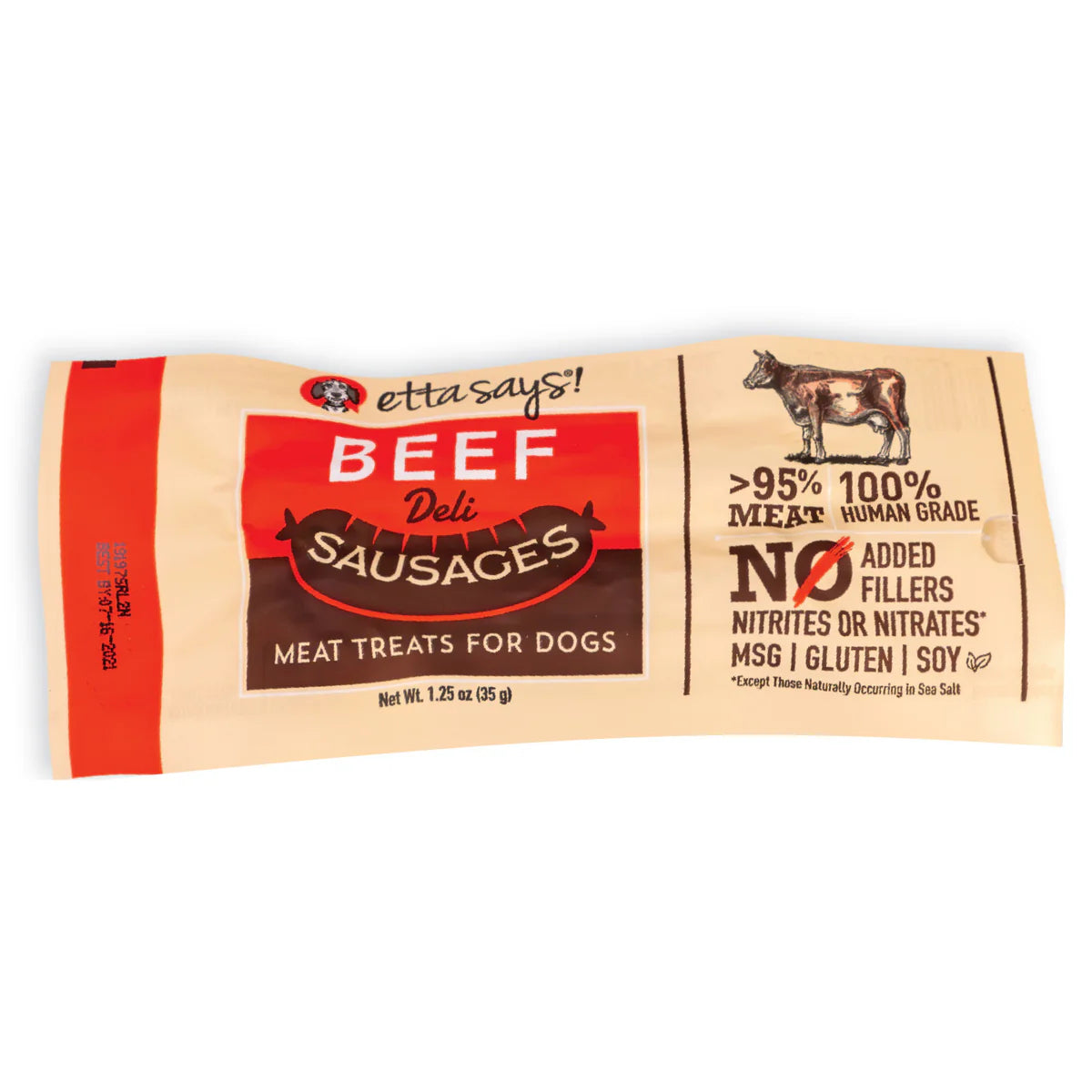 Etta Says! Sausage Link Beef Dog Chew