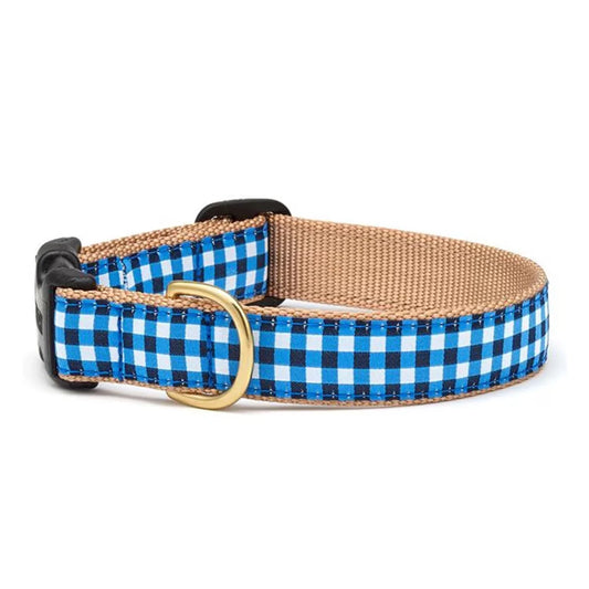 Up Country Navy Gingham Collar