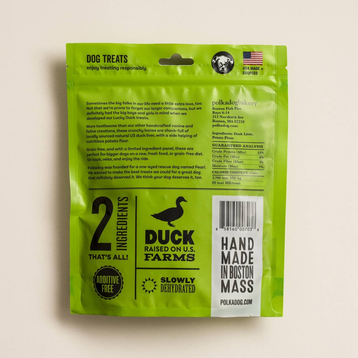 Polka Dog Lucky Duck Dog Treats