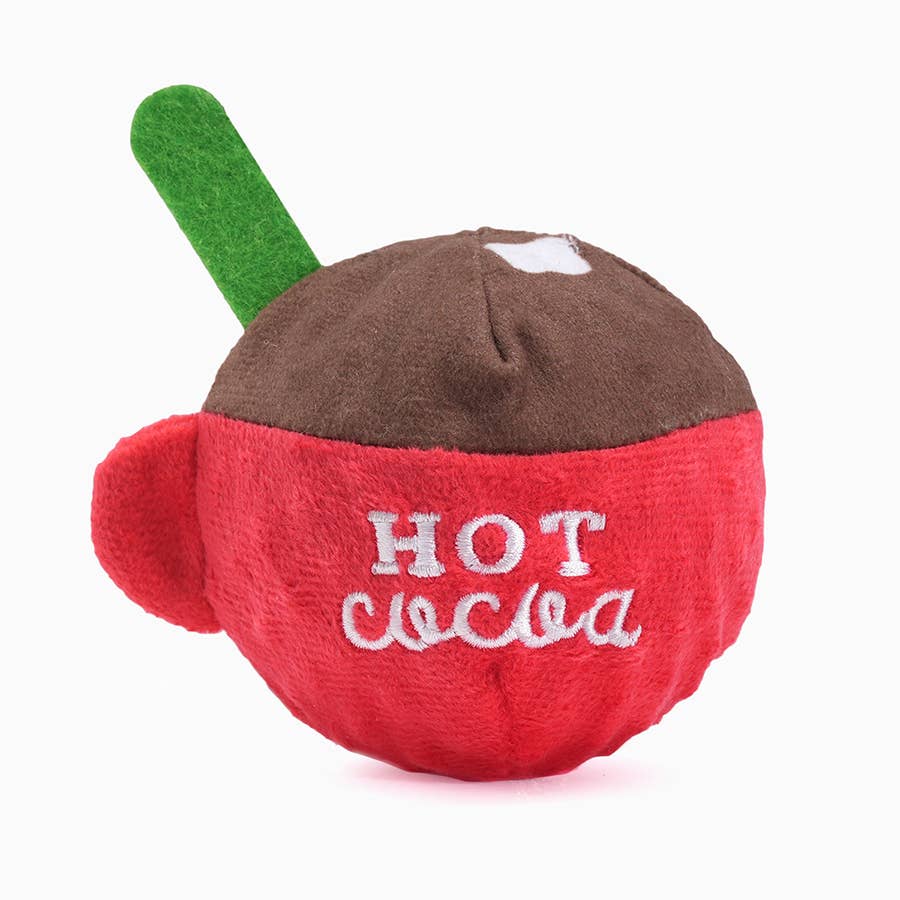 HugSmart Pet - Happy Woofmas | Hot Cocoa - Dog Ball Toy