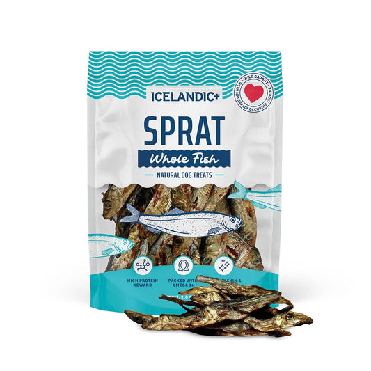 Icelandic Sprat Whole Fish Dog Treats