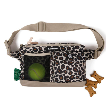 Dog Walk & Train Sling Bag: Leopard