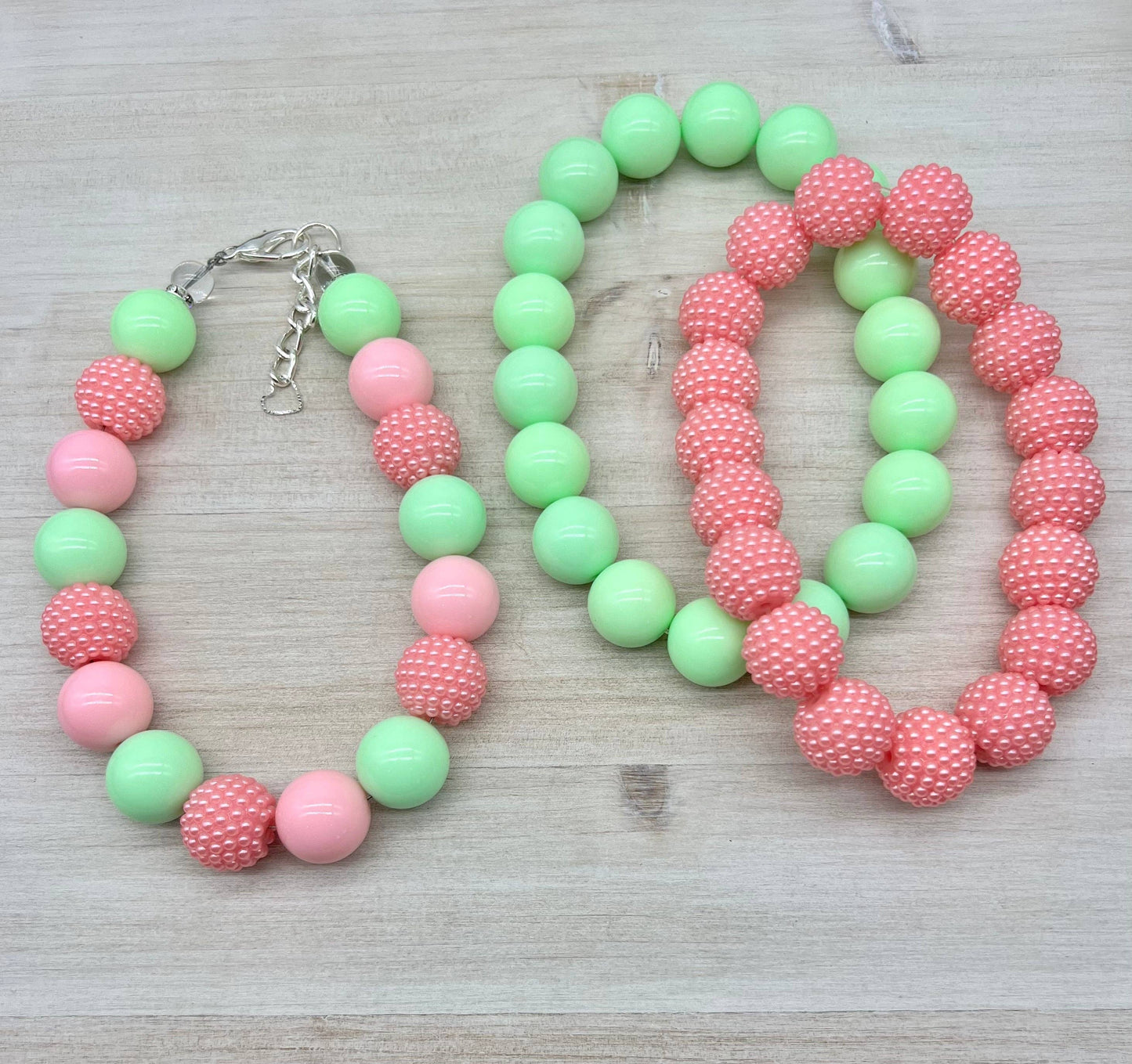 Spring Watermelon Berry / Clasp w/2" extender chain