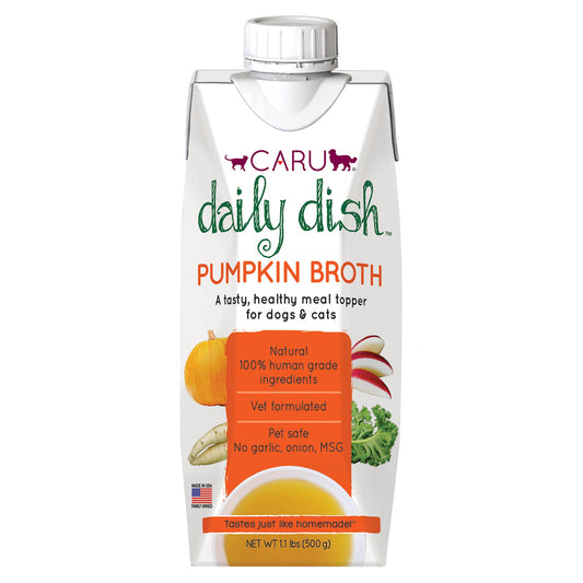 Caru Daily Dish Pumpkin Broth for Dogs & Cats