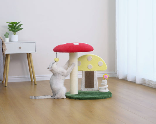 Cat Tree Magical Mushroom Cat Perch