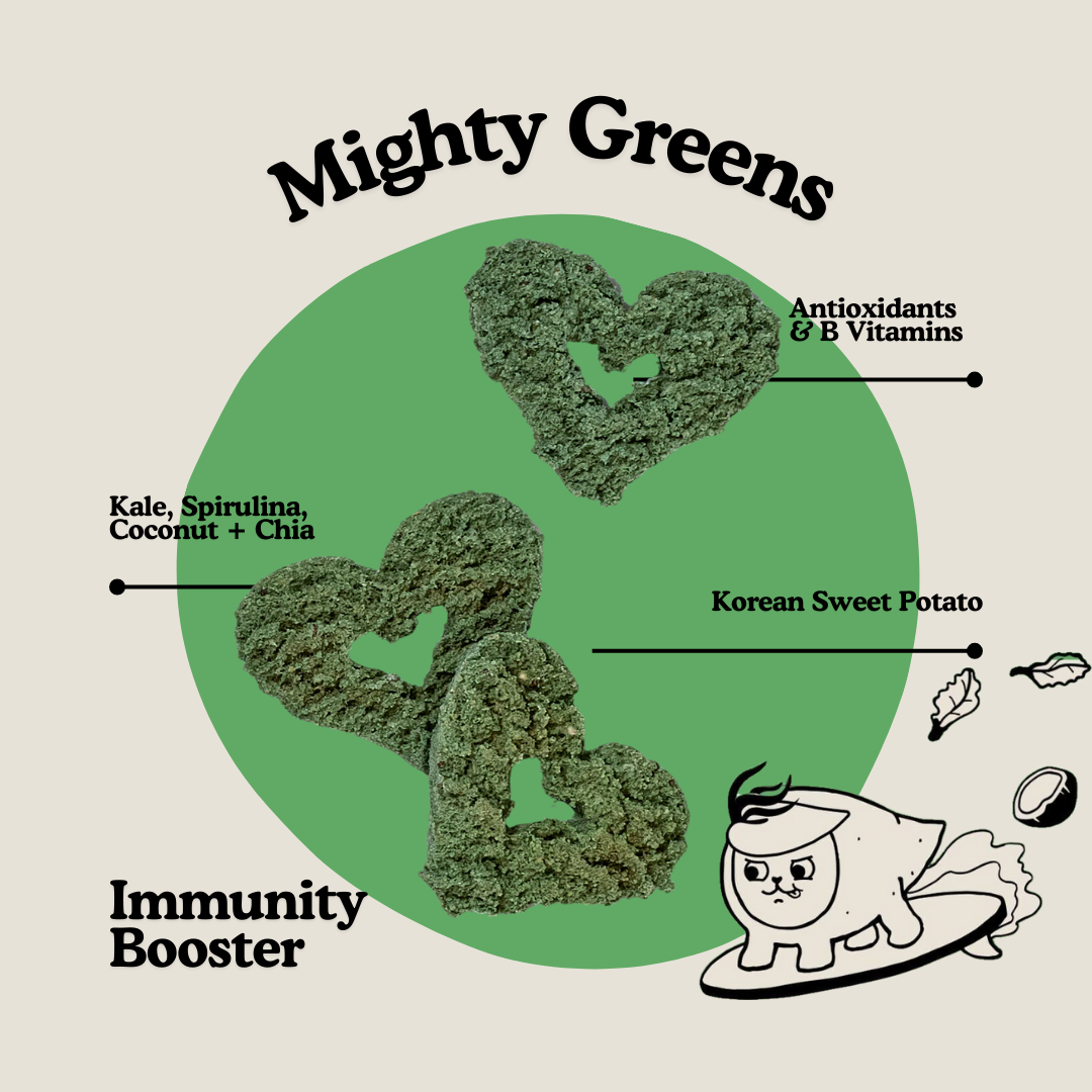 Gogoma Spirulina + Coconut Whole Food Dog Treat for Immunity