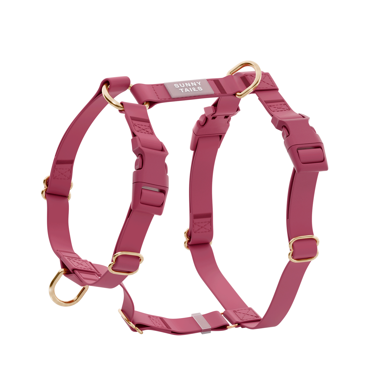 Sunny Tails Mulberry Burgundy Cloud Lite Dog Harness:
