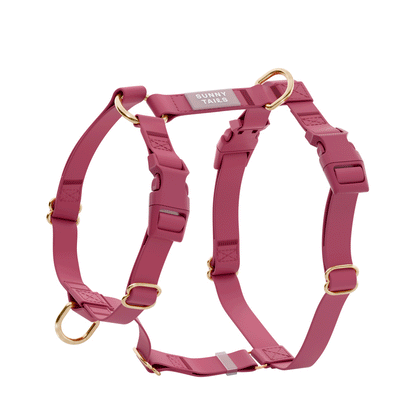 Sunny Tails Mulberry Burgundy Cloud Lite Dog Harness:
