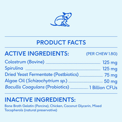 Native Pet Allergy & Immune Chews 60ct