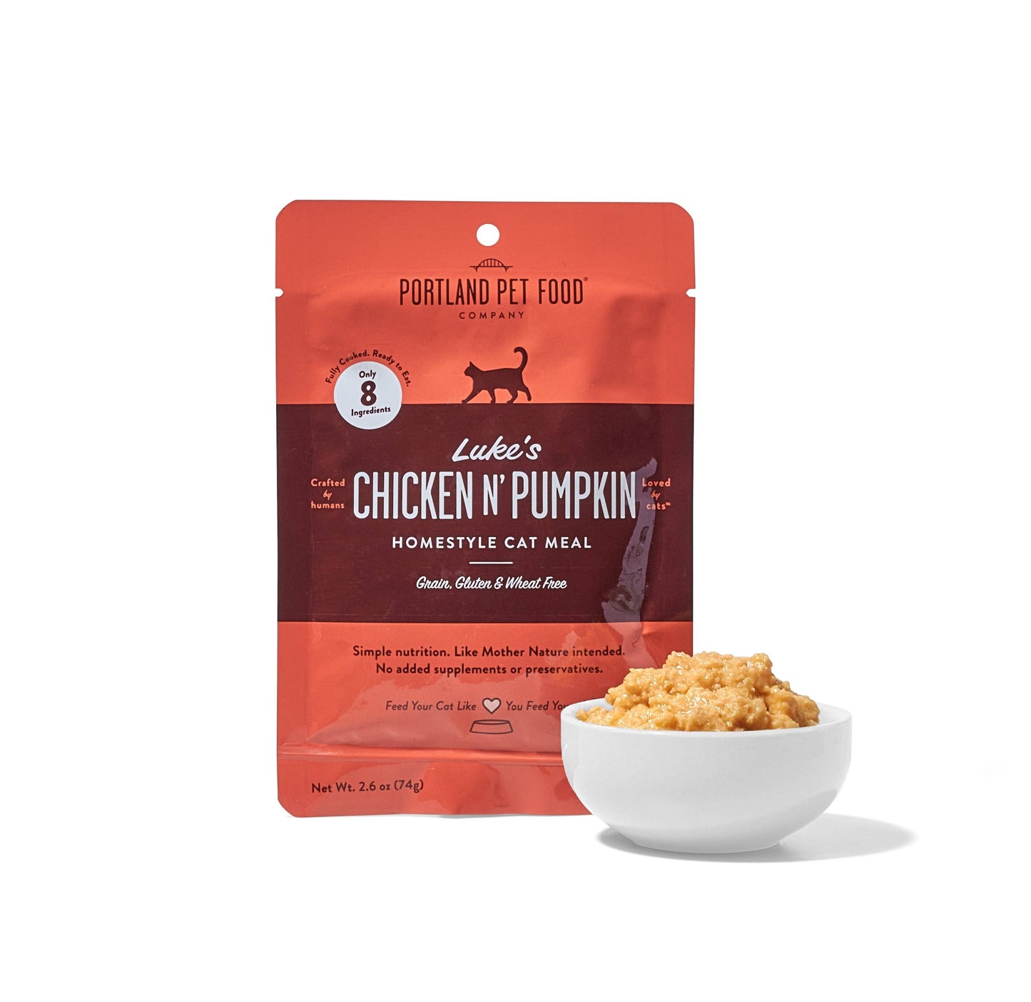 Portland Pet Food Luke's Chicken N' Pumpkin Human Grade Fresh Wet Food