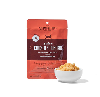 Portland Pet Food Luke's Chicken N' Pumpkin Human Grade Fresh Wet Food