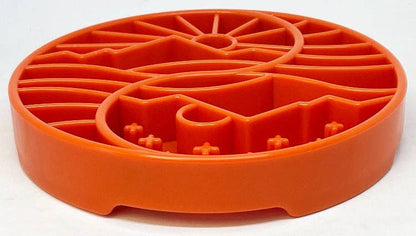 Yin Yang Design Shallow Slow Feeder Tray for Dogs
