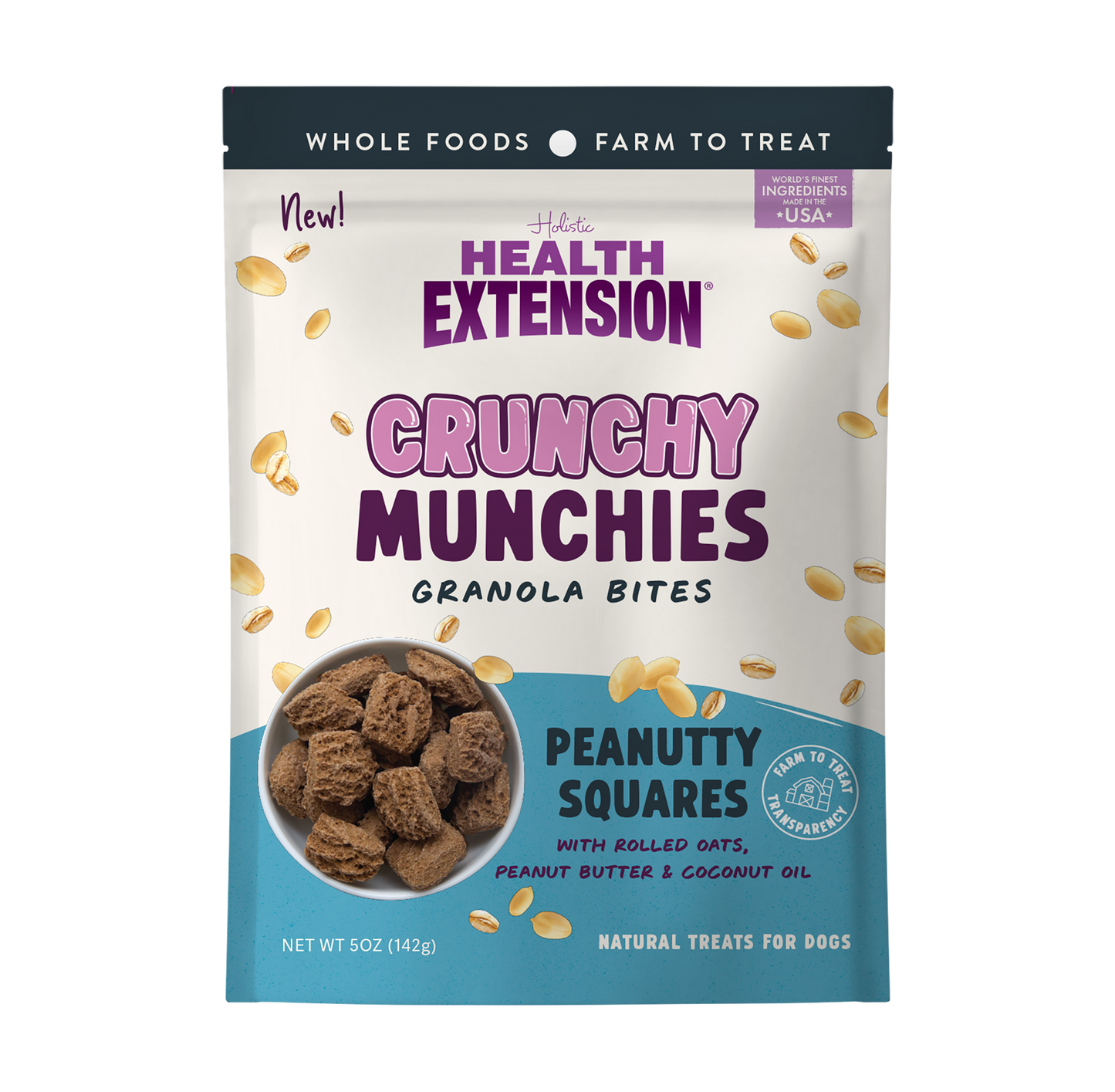 Crunchy Munchies Granola Bites-Peanutty Squares