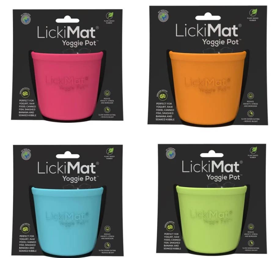 LickiMat Yoggie Pot: Turquoise