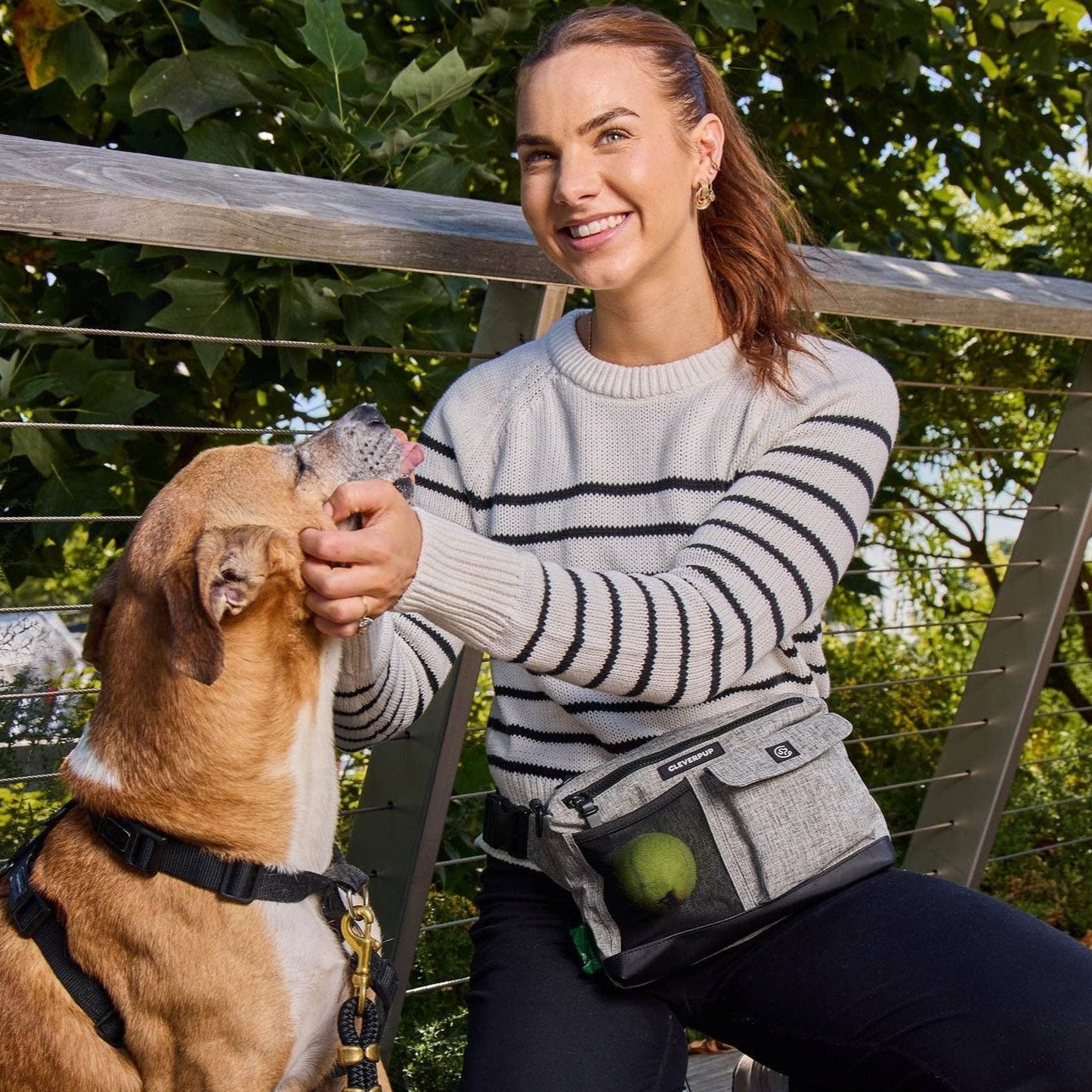 Dog Walk & Train Sling Bag: Leopard